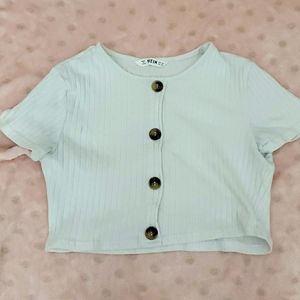 White crop top